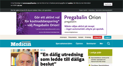 Desktop Screenshot of dagensmedicin.se